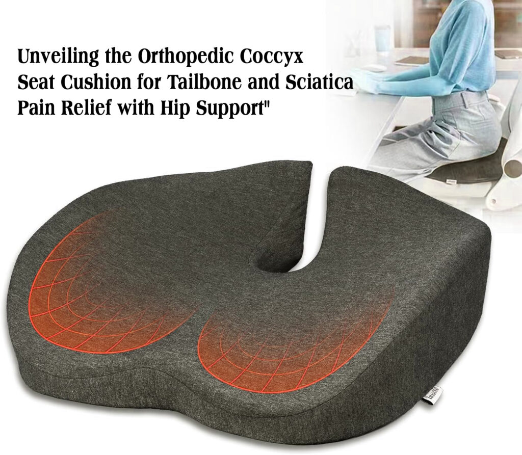 Muscular Coccyx Seat Pad for Tailbone and Sciatica